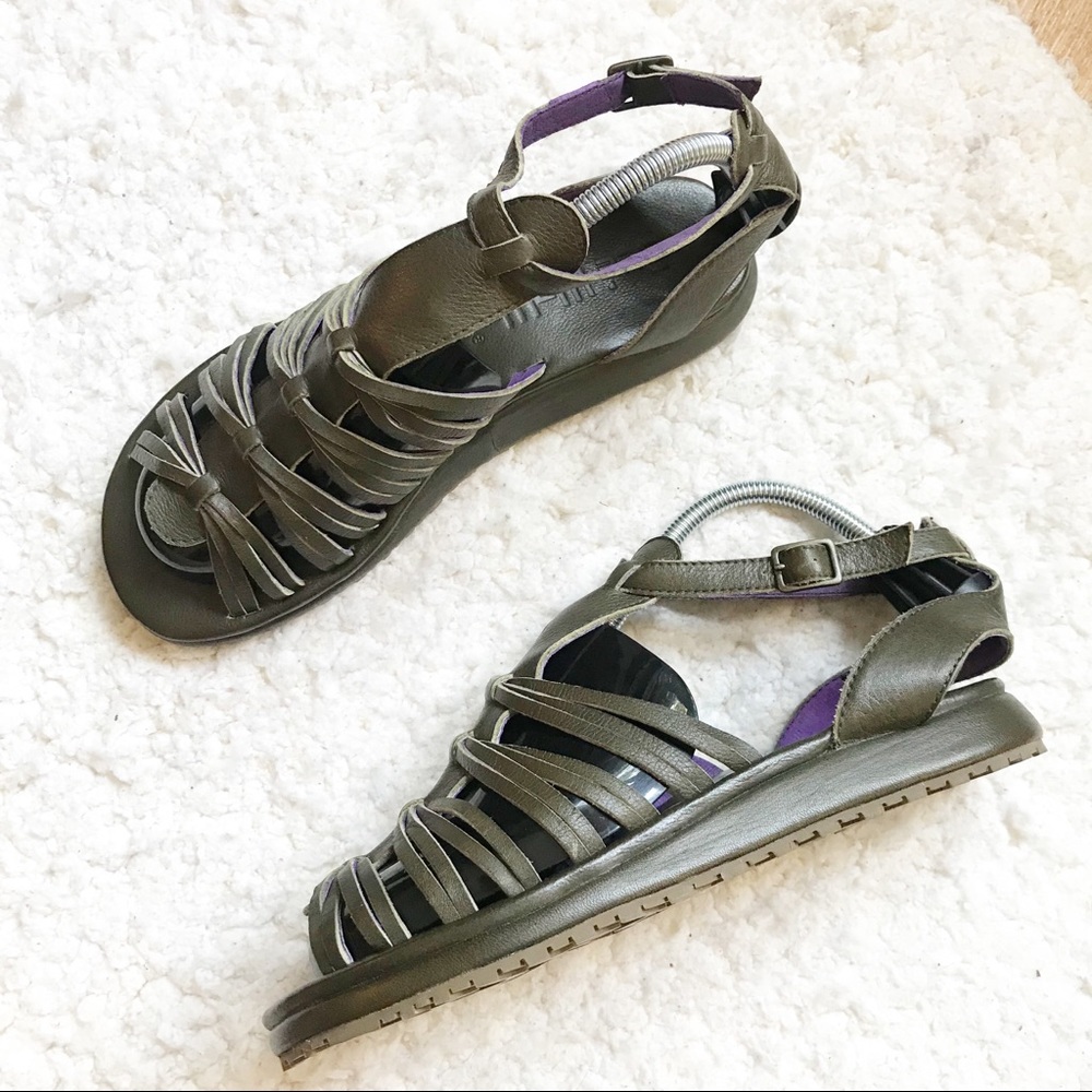 Gee Wawa Green Wendy Fisherman Sandals